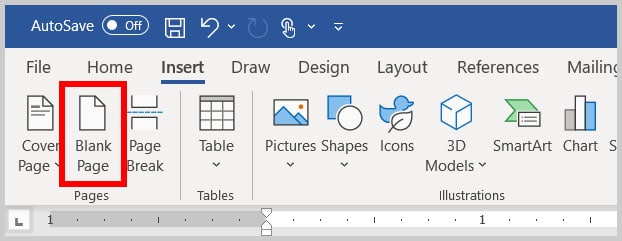 delete a blank page in word 2016 for mac